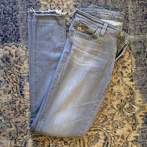 AG grey jeans - the legging ankle/super skinny
